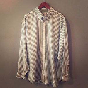Green, white, and gray Brooks Brothers shirt